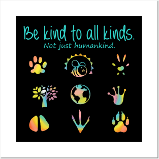 Be Kind to all- Rainbow Posters and Art